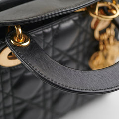 Christian Dior Mini Lady Dior Lambskin Black Christian Dior Mini Lady Dior Lambskin Black