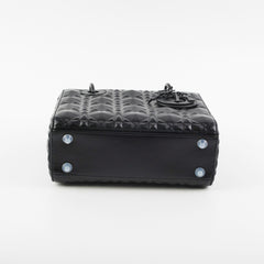 Christian Dior My ABC  Lady Dior Calfskin Small Cannage Bag Black Christian Dior My ABC  Lady Dior Calfskin Small Cannage Bag Black