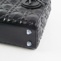 Christian Dior My ABC  Lady Dior Calfskin Small Cannage Bag Black Christian Dior My ABC  Lady Dior Calfskin Small Cannage Bag Black