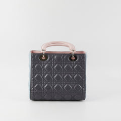 Christian Dior Medium Lady Dior Tri Colour Top Handle Christian Dior Medium Lady Dior Tri Colour Top Handle