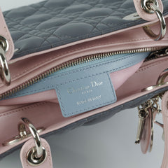 Christian Dior Medium Lady Dior Tri Colour Top Handle Christian Dior Medium Lady Dior Tri Colour Top Handle
