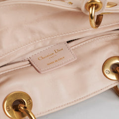 Christian Dior Medium Lady Dior Beige Studded Christian Dior Medium Lady Dior Beige Studded