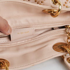 Christian Dior Medium Lady Dior Beige Studded Christian Dior Medium Lady Dior Beige Studded