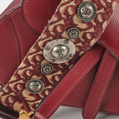 Christian Dior Mini Saddle Burgundy Christian Dior Mini Saddle Burgundy