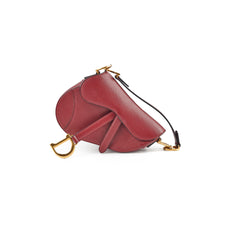Christian Dior Mini Saddle Burgundy Christian Dior Mini Saddle Burgundy