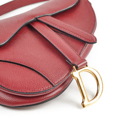 Christian Dior Mini Saddle Burgundy Christian Dior Mini Saddle Burgundy