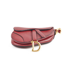 Christian Dior Mini Saddle Burgundy Christian Dior Mini Saddle Burgundy