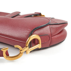 Christian Dior Mini Saddle Burgundy Christian Dior Mini Saddle Burgundy