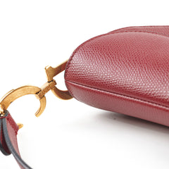Christian Dior Mini Saddle Burgundy Christian Dior Mini Saddle Burgundy