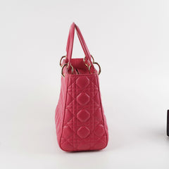 Christian Dior Medium Lady Dior Pink Christian Dior Medium Lady Dior Pink