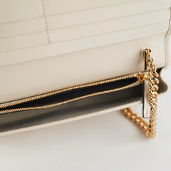 Gucci Horsebit 1955 White Wallet on Chain Gucci Horsebit 1955 White Wallet on Chain