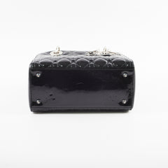 Christian Dior Medium Patent Lady Dior Black Christian Dior Medium Patent Lady Dior Black