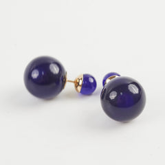 Christian Dior Tribal Earrings Blue Christian Dior Tribal Earrings Blue