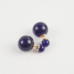 Christian Dior Tribal Earrings Blue Christian Dior Tribal Earrings Blue