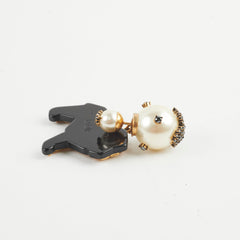 Christian Dior Pearl/Crystal Single Tribal Earring Costume Jewellery Christian Dior Pearl/Crystal Single Tribal Earring Costume Jewellery