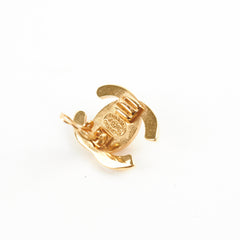 Chanel Vintage CC Turnlock Logo Clip on Earrings Chanel Vintage CC Turnlock Logo Clip on Earrings