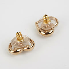 HOLD BC Chanel CC Logo Heart Earrings HOLD BC Chanel CC Logo Heart Earrings