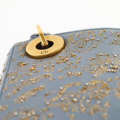 Christian Dior Mini Lady Dior Jardin d'Hiver Blue Christian Dior Mini Lady Dior Jardin d'Hiver Blue