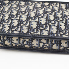 Christian Dior Oblique Navy Pouch Christian Dior Oblique Navy Pouch