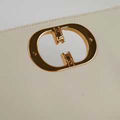 Christian Dior Medium Caro Cannage Bag White Christian Dior Medium Caro Cannage Bag White