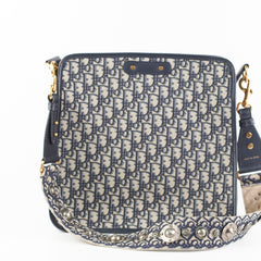 Christian Dior Oblique Crossbody Tote Christian Dior Oblique Crossbody Tote
