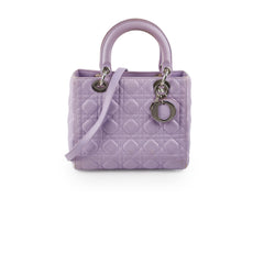 Christian Dior Medium Lady Dior Lambskin Lilac Christian Dior Medium Lady Dior Lambskin Lilac
