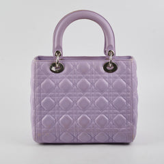 Christian Dior Medium Lady Dior Lambskin Lilac Christian Dior Medium Lady Dior Lambskin Lilac