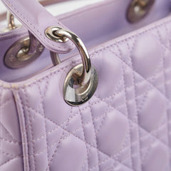 Christian Dior Medium Lady Dior Lambskin Lilac Christian Dior Medium Lady Dior Lambskin Lilac