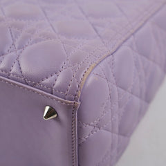 Christian Dior Medium Lady Dior Lambskin Lilac Christian Dior Medium Lady Dior Lambskin Lilac