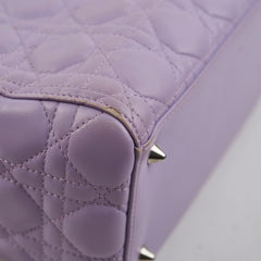 Christian Dior Medium Lady Dior Lambskin Lilac Christian Dior Medium Lady Dior Lambskin Lilac