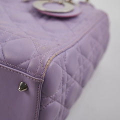 Christian Dior Medium Lady Dior Lambskin Lilac Christian Dior Medium Lady Dior Lambskin Lilac