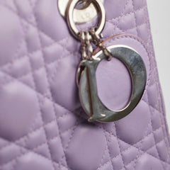 Christian Dior Medium Lady Dior Lambskin Lilac Christian Dior Medium Lady Dior Lambskin Lilac