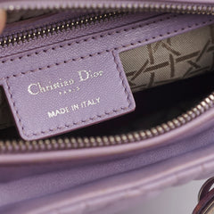 Christian Dior Medium Lady Dior Lambskin Lilac Christian Dior Medium Lady Dior Lambskin Lilac