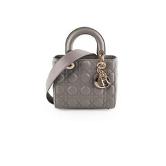 Christian Dior Small Grey Lady Dior Christian Dior Small Grey Lady Dior