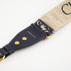 Christian Dior Oblique Navy Guitar Strap Christian Dior Oblique Navy Guitar Strap