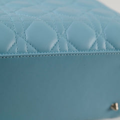 Christian Dior Medium Lady Dior Lambskin Light Blue Christian Dior Medium Lady Dior Lambskin Light Blue
