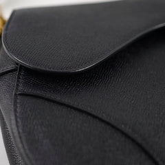Christian Dior Medium Saddle Bag Black Christian Dior Medium Saddle Bag Black