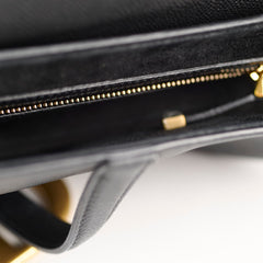 Christian Dior Medium Saddle Bag Black Christian Dior Medium Saddle Bag Black