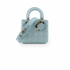 Christian Dior Small Lady Dior ABC Blue Christian Dior Small Lady Dior ABC Blue