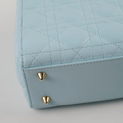 Christian Dior Small Lady Dior ABC Blue Christian Dior Small Lady Dior ABC Blue