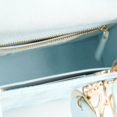 Christian Dior Small Lady Dior ABC Blue Christian Dior Small Lady Dior ABC Blue