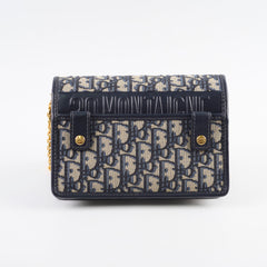 Christian Dior Montaigne Belt Bag with Chain Navy Christian Dior Montaigne Belt Bag with Chain Navy