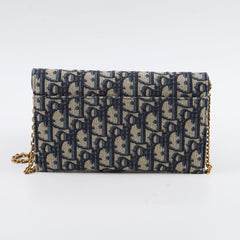 Christian Dior Saddle Pouch with Chain Christian Dior Saddle Pouch with Chain