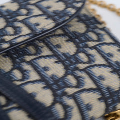 Christian Dior Saddle Pouch with Chain Christian Dior Saddle Pouch with Chain