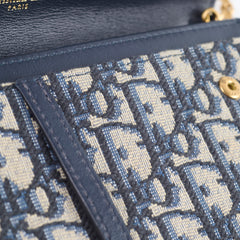 Christian Dior Saddle Pouch with Chain Christian Dior Saddle Pouch with Chain