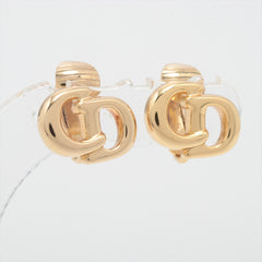Dior CD Logo Gold Clip On Earrings Costume Jewellery Dior CD Logo Gold Clip On Earrings Costume Jewellery