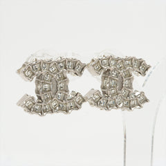 ITEM 3 - Chanel Medium CC Crystal Earrings (Costume Jewellery) ITEM 3 - Chanel Medium CC Crystal Earrings (Costume Jewellery)