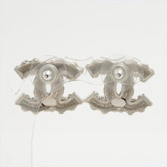 ITEM 3 - Chanel Medium CC Crystal Earrings (Costume Jewellery) ITEM 3 - Chanel Medium CC Crystal Earrings (Costume Jewellery)