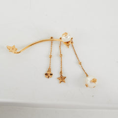 Dior Pearl Gold Earcuffs Dior Pearl Gold Earcuffs