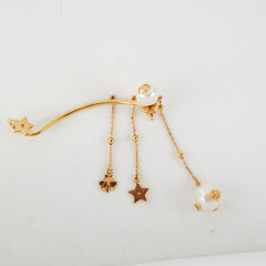 Dior Pearl Gold Earcuffs Dior Pearl Gold Earcuffs
